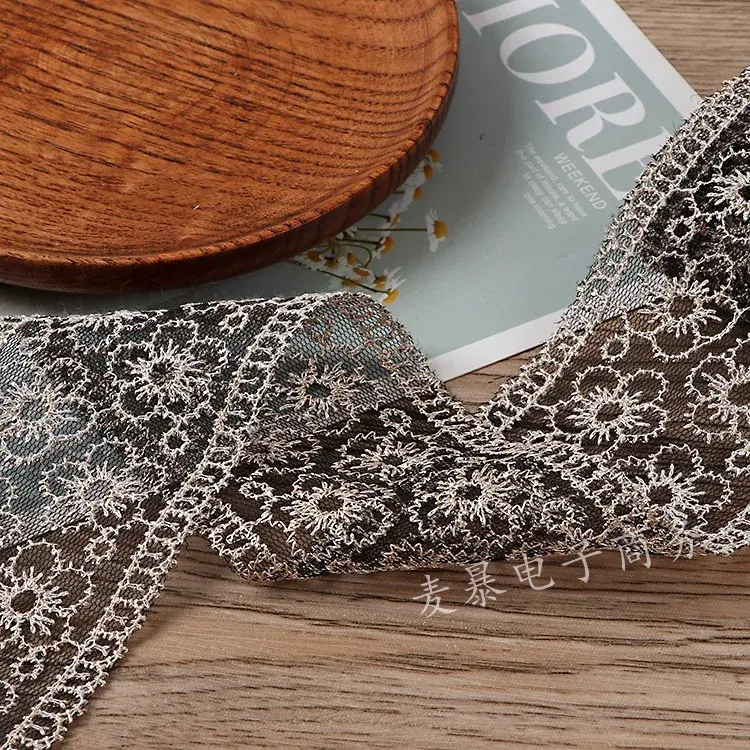30Yards Embroidery Lace Sewing Ribbon Webbing DIY Trimmings for Wedding Party Girl Dress Accessories