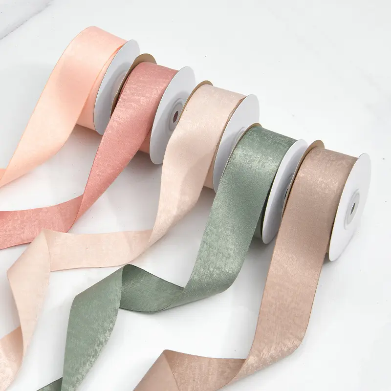4cm 10meters/roll Velvet Ribbon Handmade DIY Hair Accessories for Wedding Party Gift Wrapping Halloween Ribbon