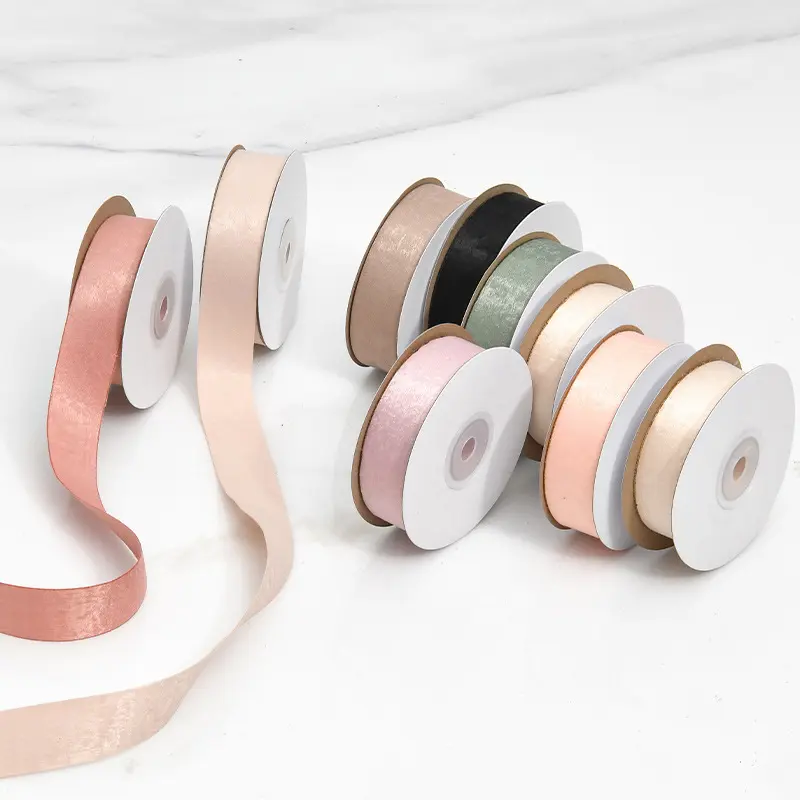 4cm 10meters/roll Velvet Ribbon Handmade DIY Hair Accessories for Wedding Party Gift Wrapping Halloween Ribbon