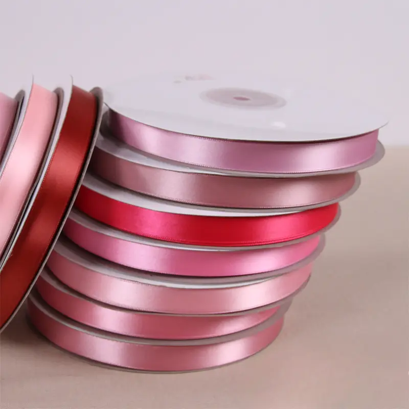 91Meters/Roll 15mm Polyester Satin Ribbons Handmade Bow Craft Wedding Christmas Decoration DIY Card Gift Wrapping