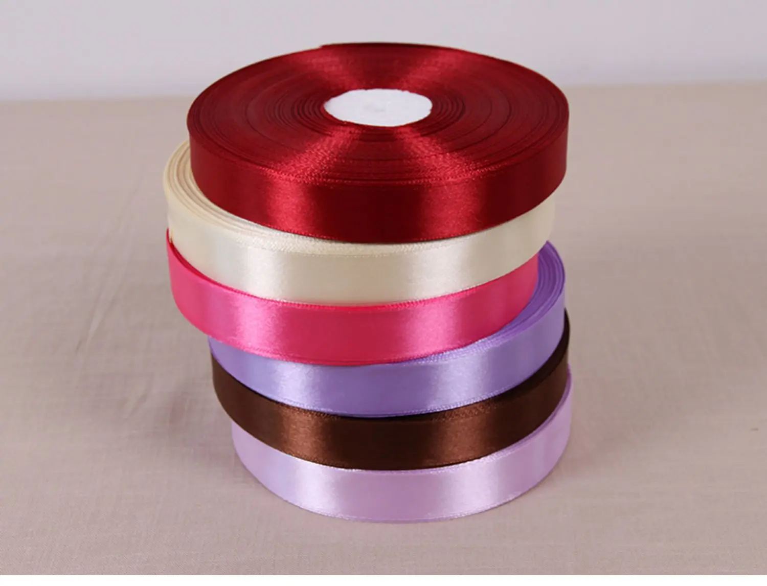 Length 91meters/roll Satin Ribbons 2cm Wide Handmade Wedding Christmas DIY  Accessories