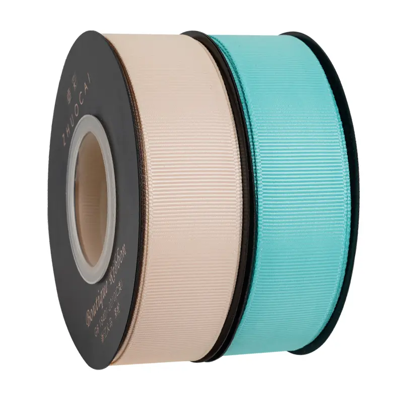 25mm 18metres Double Sided Grosgrain Ribbon Handmade Bow Wedding Christmas Decoration Sewing Fabric Bouquet Packaging Ribbon