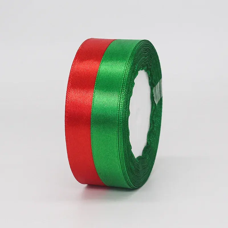 1cm 1.5cm 2cm 4cm 5cm Red Green Wine Silk Satin Ribbons Handmade DIY Partys Christmas Wedding Decorative Artificial Accessories