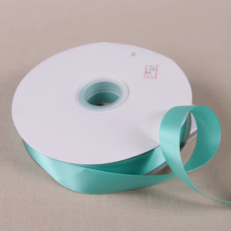 Mint Green 91meters/lot 6/10/12/15/20/25mm Polyester Satin Ribbon Gift Wrap DIY Handmade Wedding Party Material