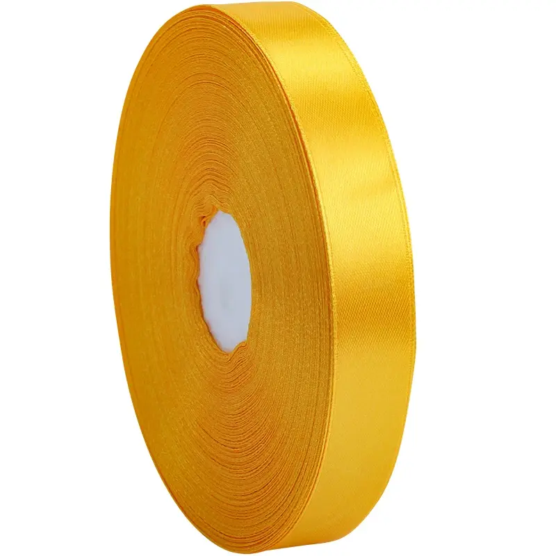 100YardsX10Roll 2cm Polyester Satin Ribbon Crafts Bow Handmade DIY Gift Wrap Party Wedding Decorative Christmas Craft Supplies