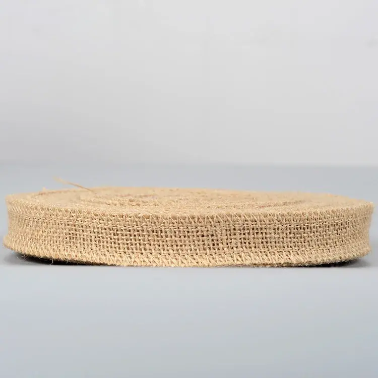 50Meters Jute Burlap Hessian Ribbons for Rustic Vintage Wedding Decoration DIY Crafts Fabric 3-4-5-6-8-10-15-30cm Jute Ribbons