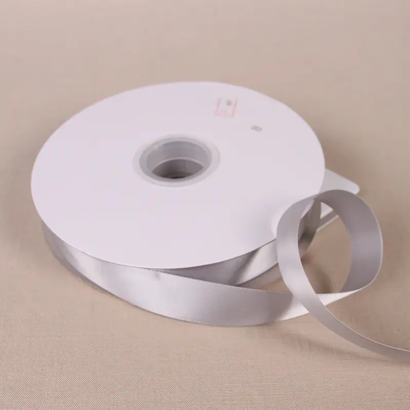91Meters/Roll 6/10/12/15/20/25/38/50mm Silver Grey Ribbon Wedding Party Decoration Handmade Gift Wrapping Hair Bows DIY