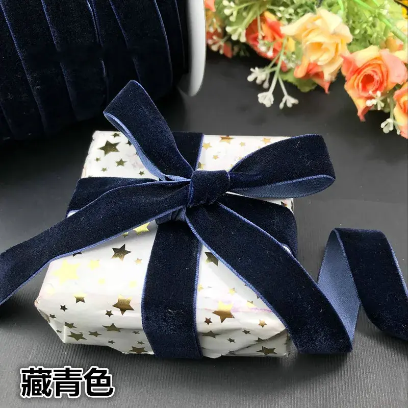 50 Yards/Roll 38mm Velvet Ribbon Handmade DIY Arts Crafts Bow Earrings Headband Accessories Christmas Party Gift Box Wrapping