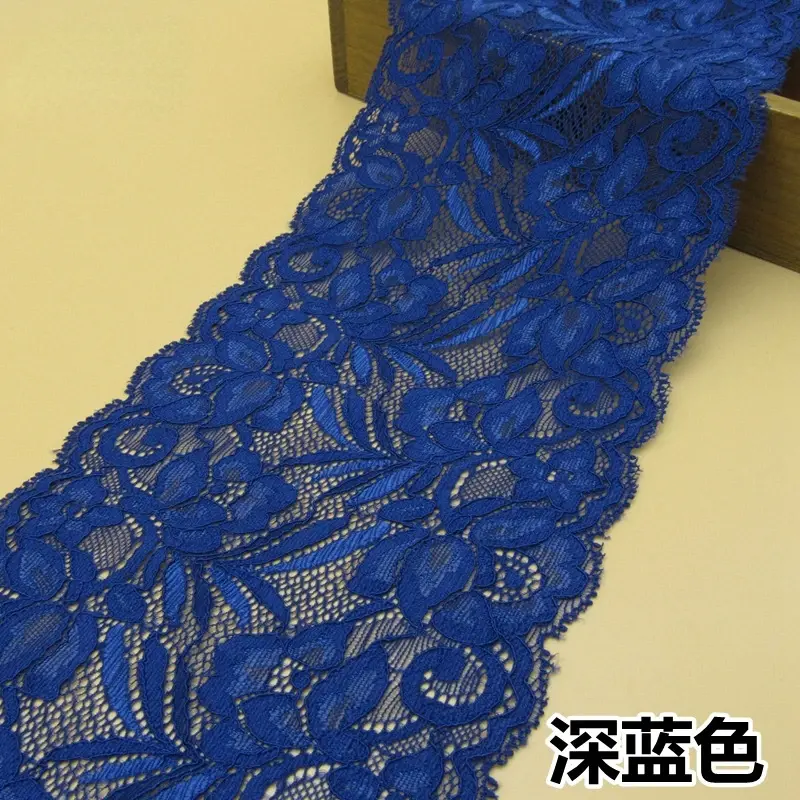 15CM Width Elastic Lace Colorful Clothing Accessories Wedding Underwear Sewing DIY Apparel Fabric