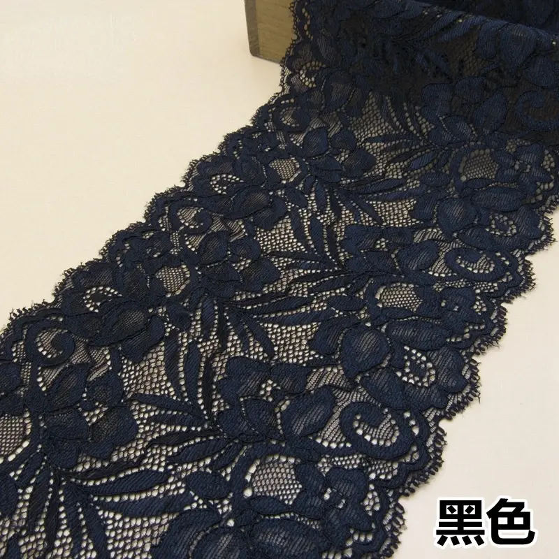 15CM Width Elastic Lace Colorful Clothing Accessories Wedding Underwear Sewing DIY Apparel Fabric