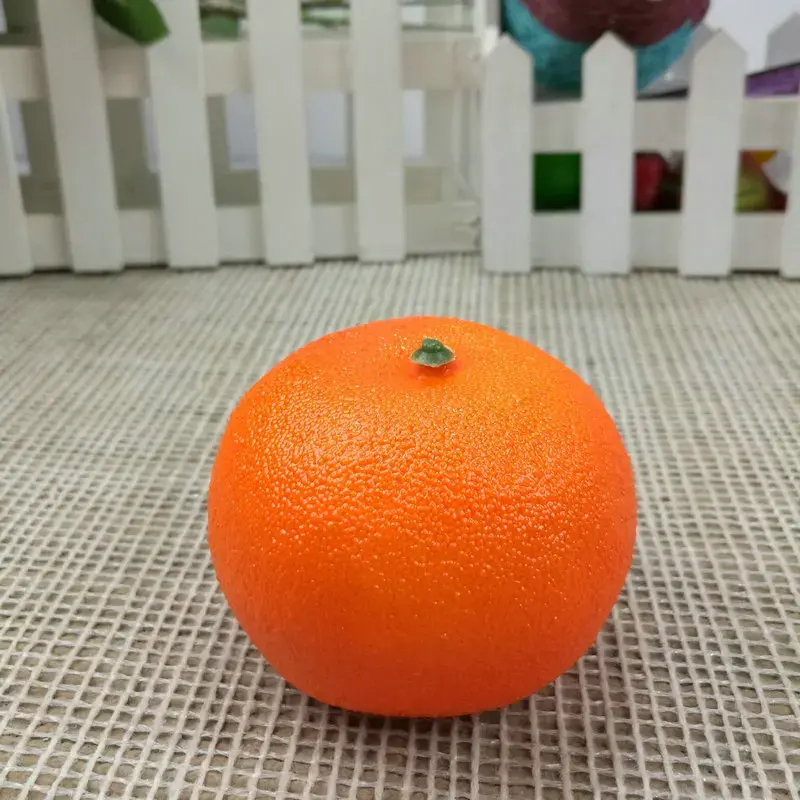 Decorative Foam Fake Fruit Apple Lemon Peach Orange DIY Plastic Artificial Fruit For Home Decor Accessories Photography Props
