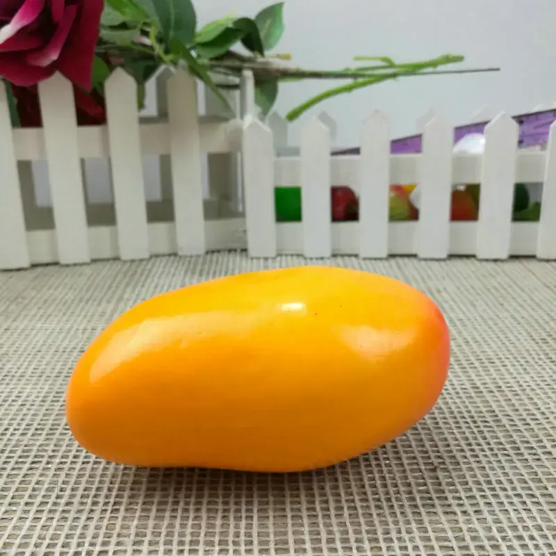 Decorative Foam Fake Fruit Apple Lemon Peach Orange DIY Plastic Artificial Fruit For Home Decor Accessories Photography Props