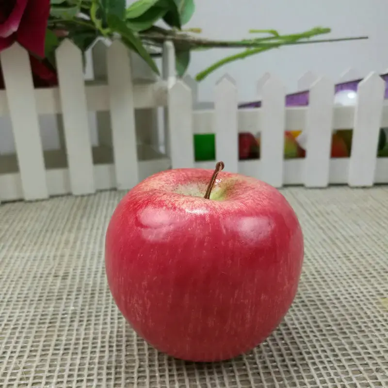 Decorative Foam Fake Fruit Apple Lemon Peach Orange DIY Plastic Artificial Fruit For Home Decor Accessories Photography Props