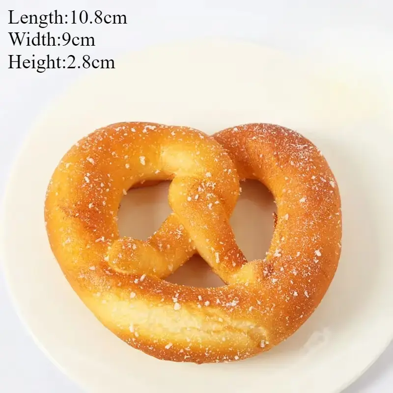 1pcs PU Artificial Bread Simulation Food Model Fake Doughnut Home Decor Cake Shop Photography Props Table Decor