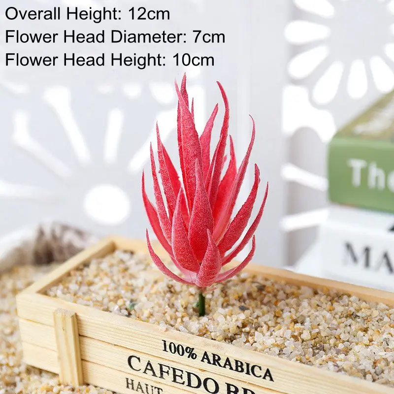 Artificial Succulent Plants Aloe Zebrina Artificial Plants Landscape Fake Flower Arrangement Garden Decoration Accessories