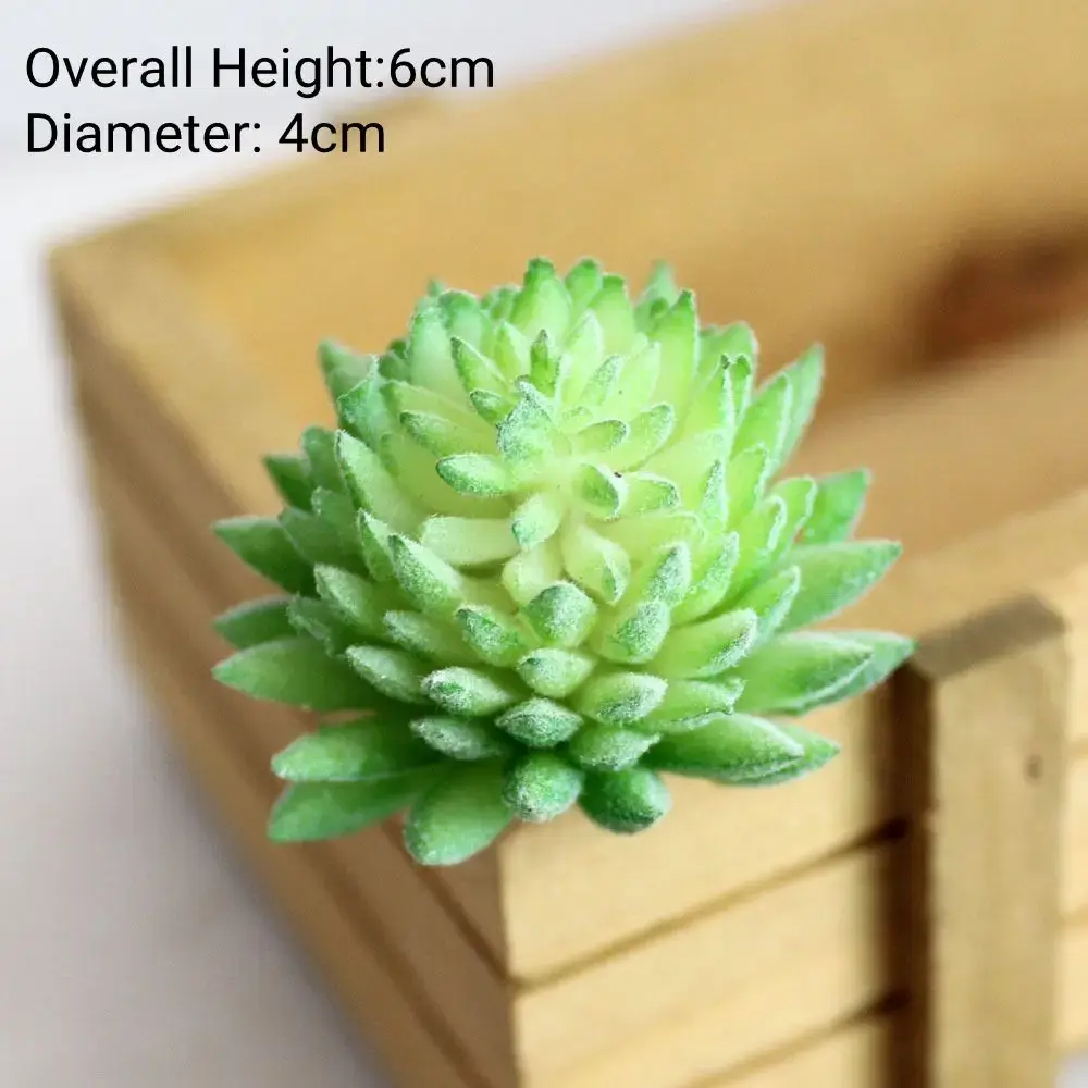 39Styles Green Flocked Artificial Succulents Plants Home Bedroom Living Room Bathroom Christmas Party Decor Fake Plants Bonsai