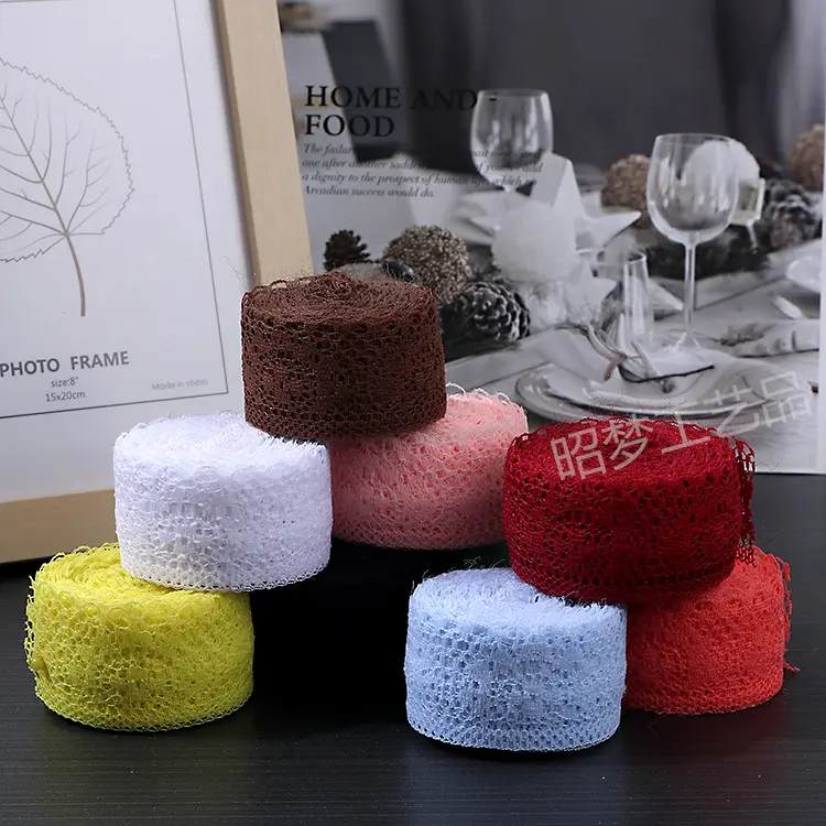 10 Yards High Quality Beautiful White Lace Ribbon Tape 40MM Lace Trim DIY Embroidered for Sewing Decoration African Lace Fabric