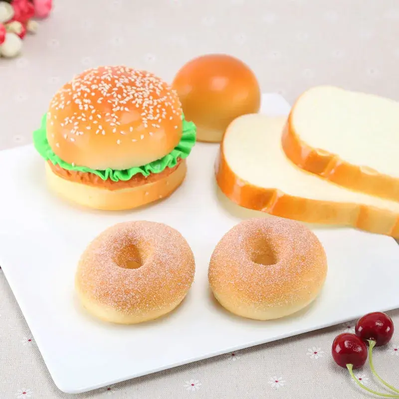 1pcs Simulation Donut Model Fake Ornament Photography Props Home Decoration Window Display