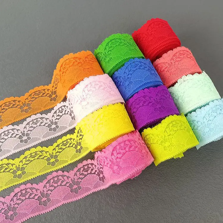 10 Meters High Quality Beautiful White Lace Ribbon Tape 40MM Lace Trim DIY Embroidered for Sewing Decoration African Lace Fabric