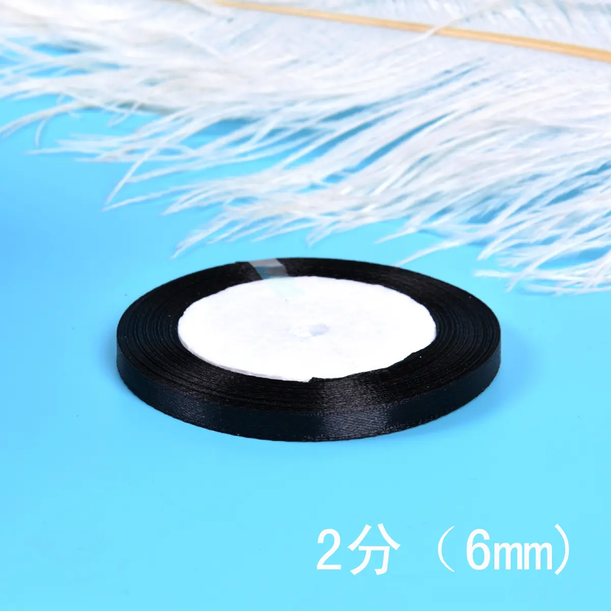 1pcs Black Satin Ribbon 22meters 6mm 10mm 15mm 20mm 40mm 50mm Wedding Party Bow Craft Decor Handmade DIY Apparel Sewing Supplies