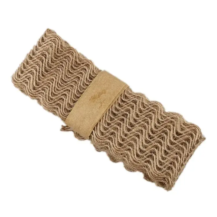 5 Yard/Lot Natural Jute Burlap Hessian Ribbon DIY Handmade Crafts Material