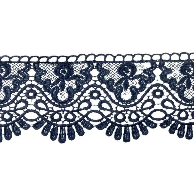 10cm Hollow Out Floral Embroidered Milk Silk Water Soluble Elastic Lace  DIY Apparel Sewing Fabric Handmade Crafts Lace Tape