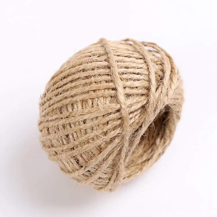 30M Natural Jute Burlap Braided String Cords DIY Scrapbooking Crafts Decor Rope Christmas Wedding Party Gift Wrapping Thread