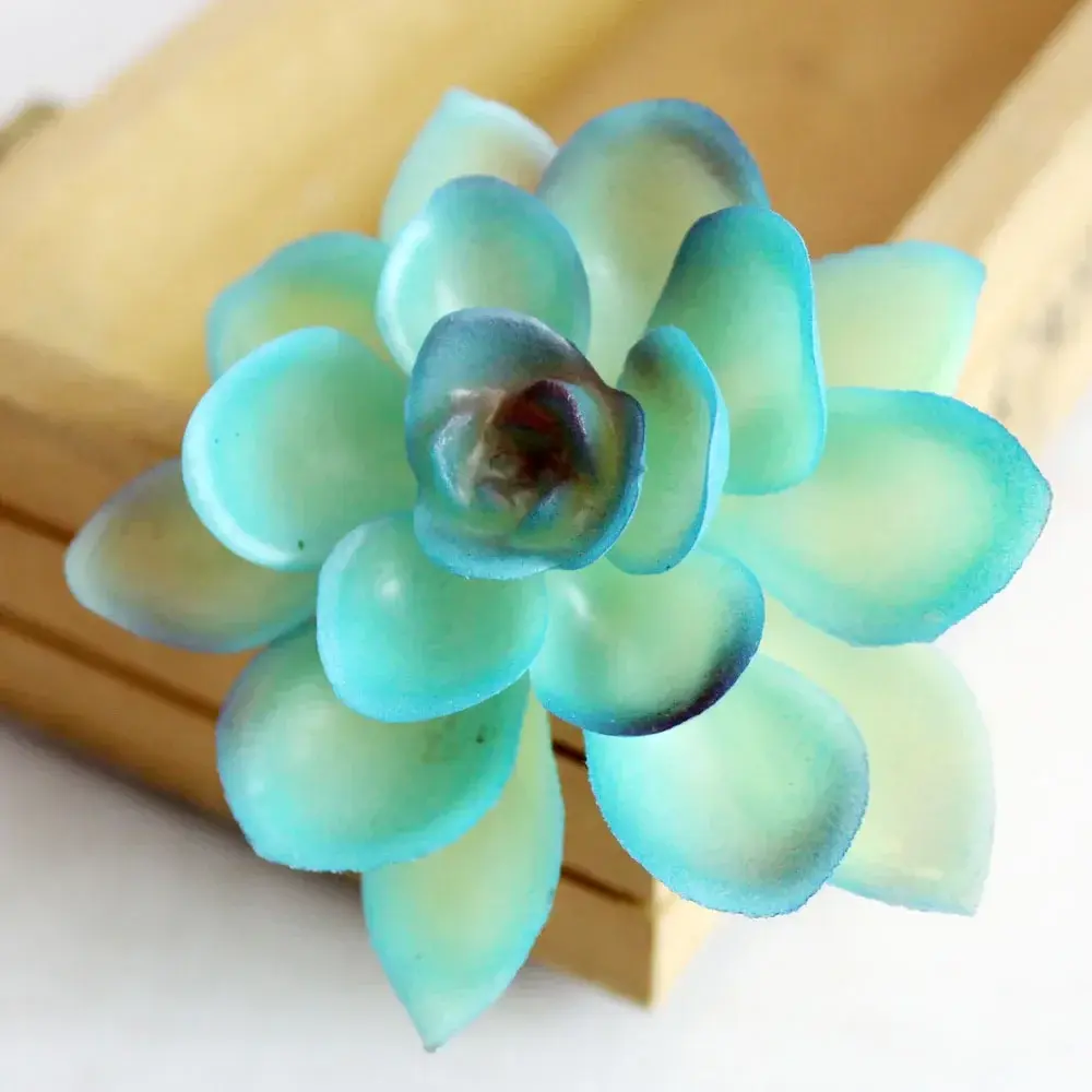 Blue Bonsai Artificial Plants Succulents Lotus Flower Christmas Halloween Wedding Party Supplies Fake Plants Garden Decoration