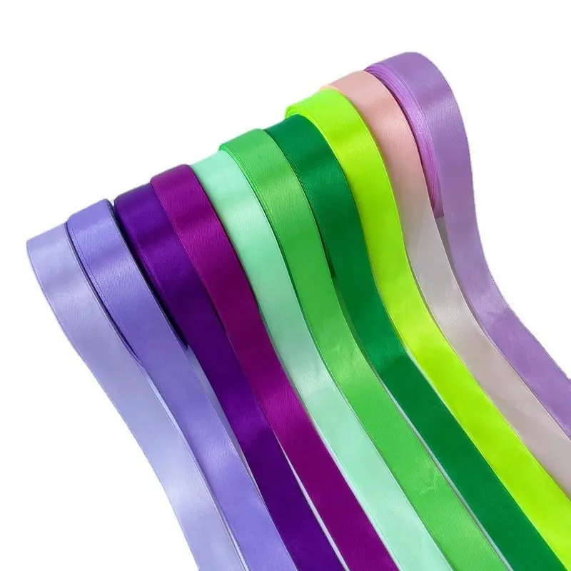 25 Yards 20mm Satin Ribbon DIY Bow Craft Handmade Wedding Party Decoration Gift Wrapping Scrapbooking Supplies