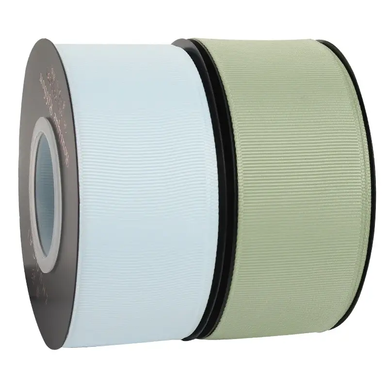 4cm 18metres/roll Double Sided Grosgrain Ribbon Wedding Christmas Decoration Bow Handmade Gift Box Packaging Sewing Fabric