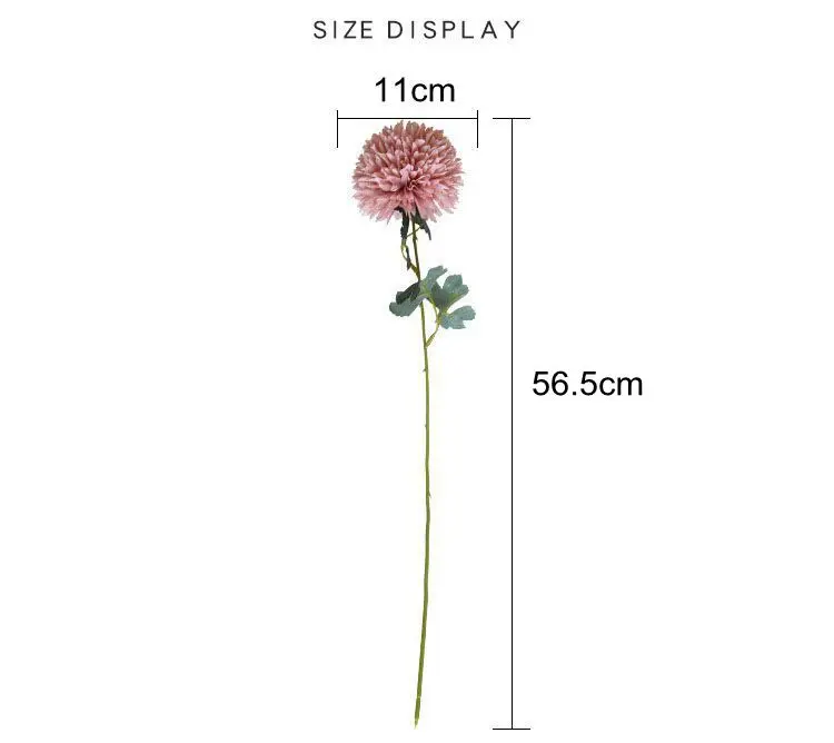 56cm Artificial Dandelion Flower Wedding Decoration Fake Flowers DIY Valentine's Day Gift Flores Artificiales Decoration Maison
