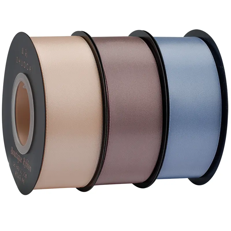 18meters/roll 3.2cm Double Faced Satin Ribbon Handmade DIY Bow Gift Box Decoration Wedding Christmas Party Sewing Supplies