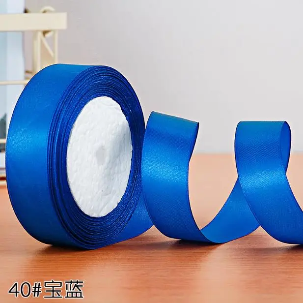 25 Yards 25mm Packing Material Satin Ribbon DIY Bow Crafts Decor Wedding Party Decoration Gift Wrapping Scrapbooking Supplies