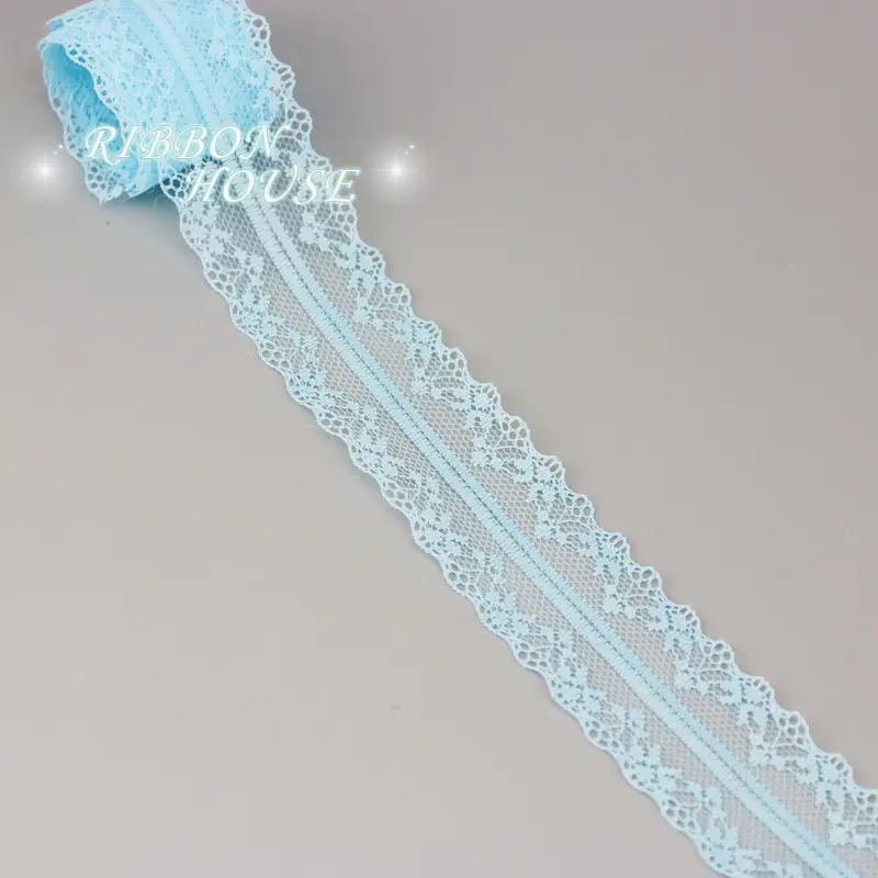 (10 yards/roll) 40mm  White Lace fabric Webbing DIY hair accessories, Clothing decoration   floral gift wrapping materials