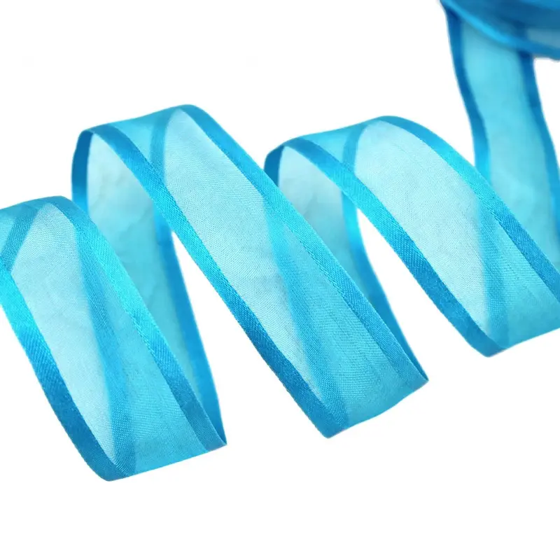 (50 yards/roll) 25mm Organza ribbon Broadside wholesale gift wrapping decoration ribbons