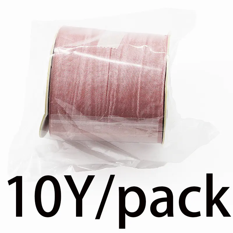 (10 Yards/pack) 5cm Pleated Glossy Ribbon Butterfly Ribbon Top Hat Clothing Accessories Polyester Bouquet Packaging Ribbons Lace