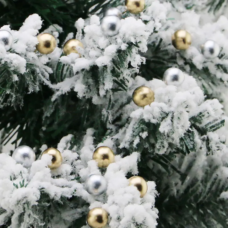 (100 Pcs/pack) 6cm Gold Silver Green Pole Berry Single Artificial Fruit Decoration Christmas Berry Accessories Party DIY Gift