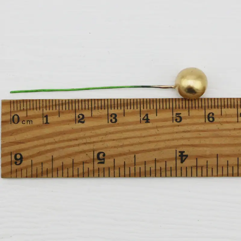(100 Pcs/pack) 6cm Gold Silver Green Pole Berry Single Artificial Fruit Decoration Christmas Berry Accessories Party DIY Gift