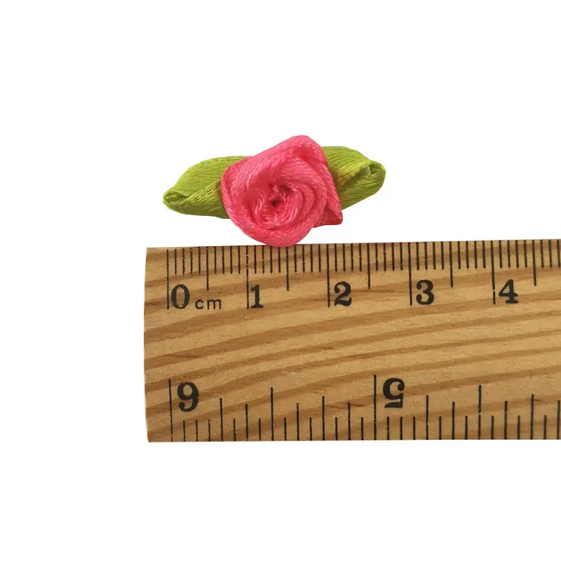 (100PCS/pack)25mm Satin Bow-Knot Mini Rosette for Home Wedding Party Ribbon Clothing Decoration Scrapbooking DIY Crafts Supplies