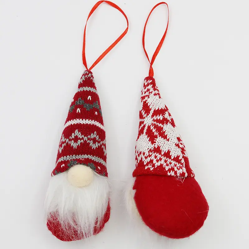 (4 pieces/bag) 15.5cm Cute and funny Faceless Doll Christmas and New Year Celebration Children's Toy DIY