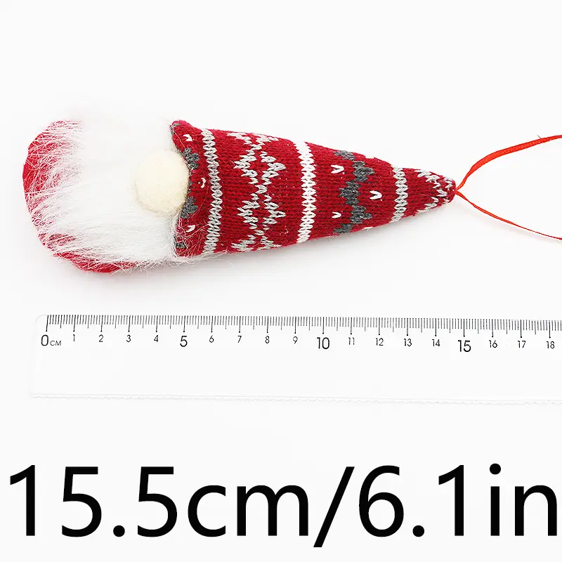 (4 pieces/bag) 15.5cm Cute and funny Faceless Doll Christmas and New Year Celebration Children's Toy DIY