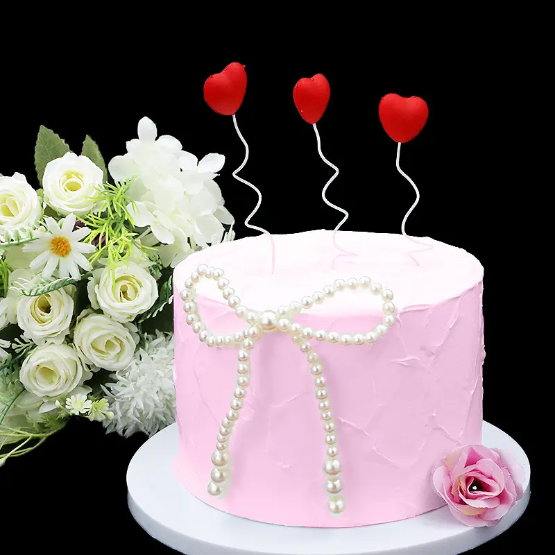 (2 pieces/pack) 11.5 * 11cm Elegant Pearl Butterfly Wedding Ceremony Party Ball Home Decoration Clothing Accessories Cute French