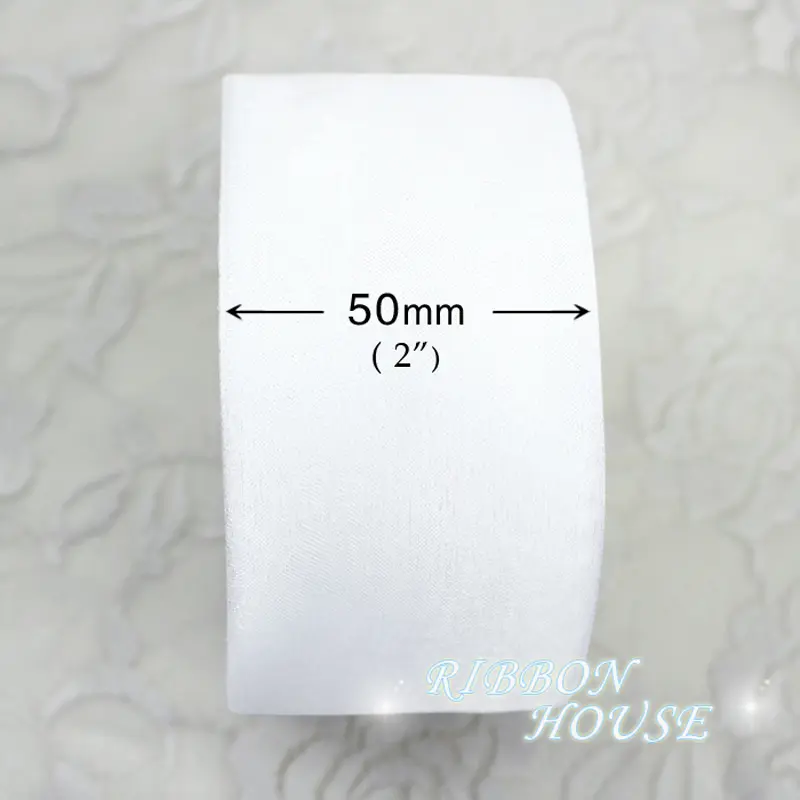(50yards/roll)2" (50mm) Organza Ribbon gift wrapping  Christmas ribbonsDIY   Hair accessories and   Garments  Jewelry Access