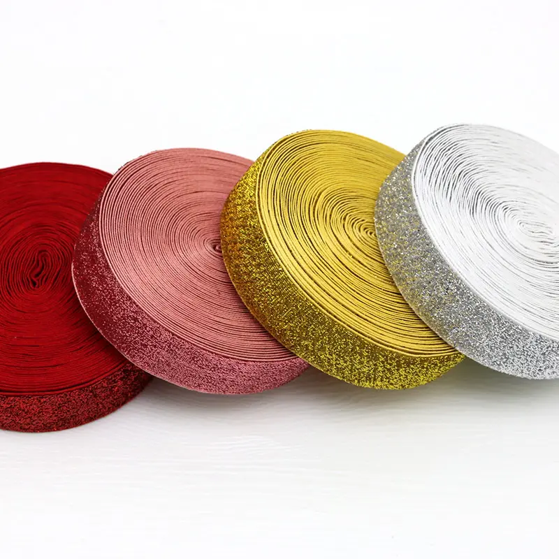(10 Meters/roll) 25mm Powder Coated Velvet Ribbon Wholesale Gift Packaging Decoration Christmas Lace Ribbons Holiday Party DIY