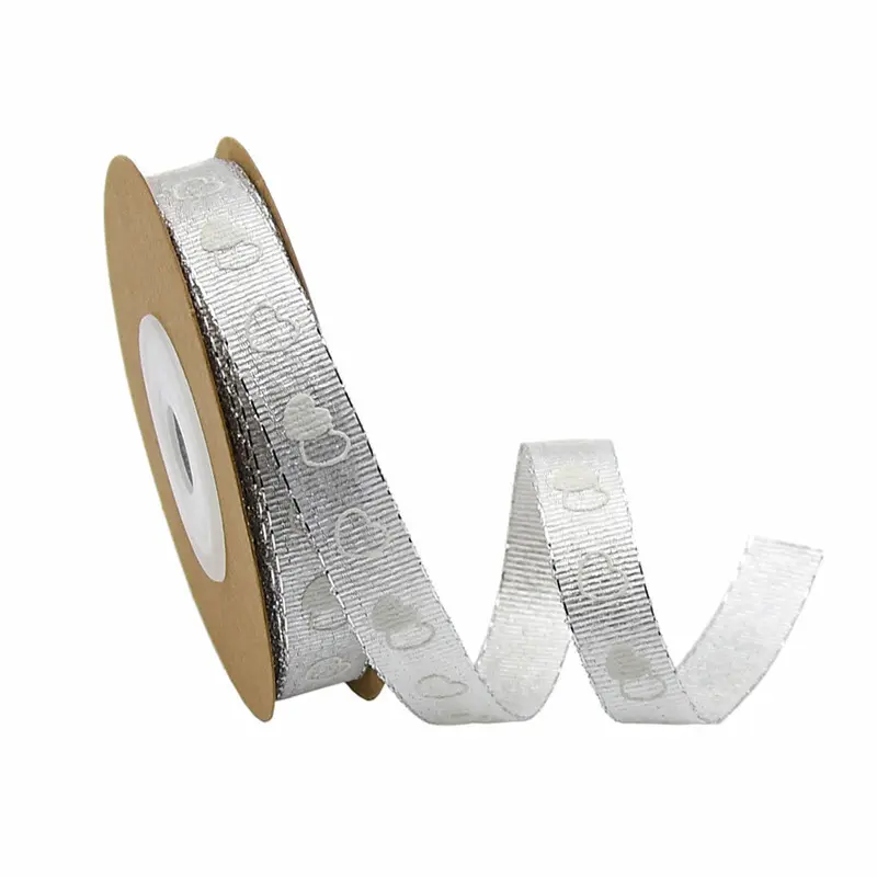 Love Printed Ribbon Wedding Tanabata Gift Wrap Rope Valentine's Day Red Jacquard Ribbon DIY Handmade Ribbon