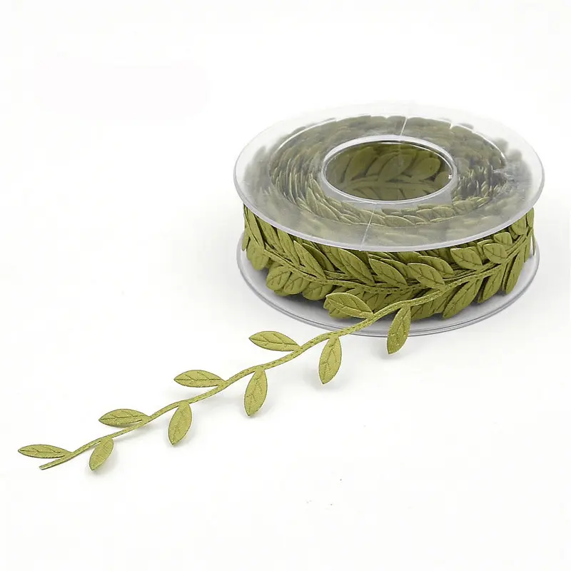 （5meters/roll）Ultrasonic embossed leaf with lace lace DIY handmade decoration flower packaging