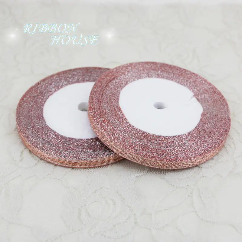 (25 yards/lot) 6mm colorful polyester ribbon Christmas packaging ribbon high-grade quality squares ribbon