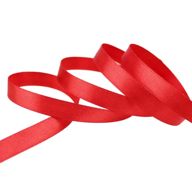 （10/12/15/20/25/40/50mm）Red Ribbon Gift Packaging Holiday Celebration Decoration Christmas Ribbons Wholesale