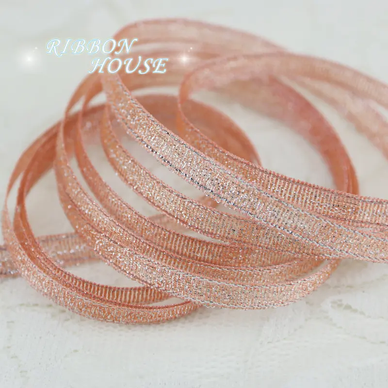 (25 yards/lot) 6mm colorful polyester ribbon Christmas packaging ribbon high-grade quality squares ribbon