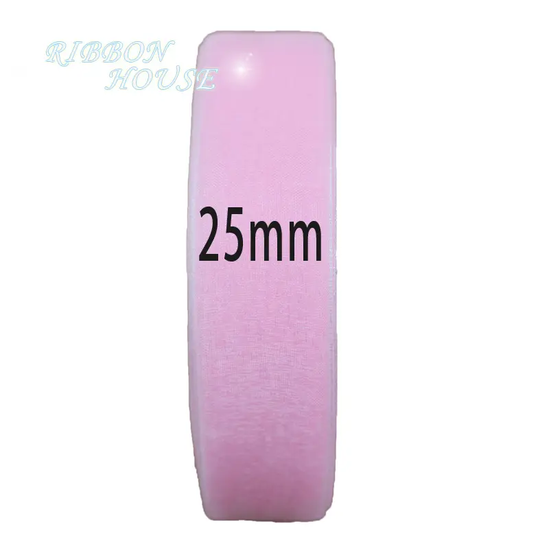(50 Yards/roll) 1" (25mm) Organza Ribbon Hair Accessories Clothing Jewelry Gift Packaging Decoration Festival Ribbons